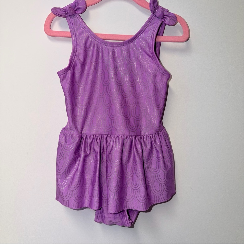Cat & Jack Mermaid One Piece Bathing Suit with Snaps Size 4T